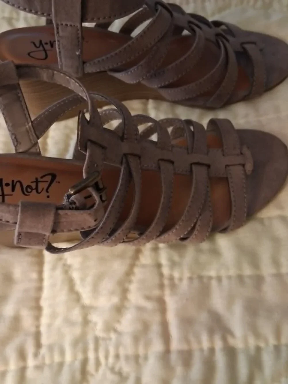 Gladiator Style Sandals-Size 8.5 Brand: Y Not
